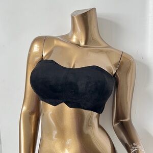 JLUXLABEL Black Bandeau Top